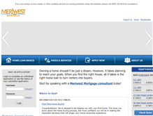 Tablet Screenshot of meriwestmortgage.com